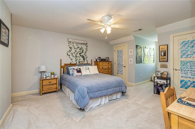 20 Jasmine Ct, Newnan, GA 30265 - bedroom with light carpet and ceiling fan