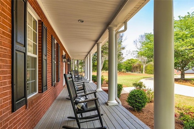 20 Jasmine Ct, Newnan, GA 30265 - view of wooden porch
