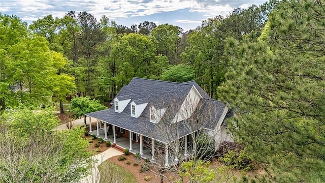20 Jasmine Ct, Newnan, GA 30265 - view from above of property featuring a heavily wooded area
