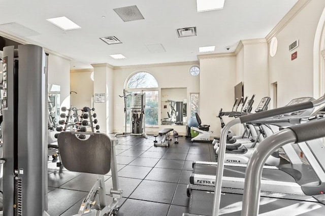 199 14th St NE Unit 710, Atlanta, GA 30309 - gym with ornamental molding