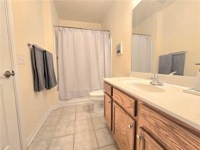 1975 Nocturne Dr Unit 2206, Alpharetta, GA 30009 - full bathroom with vanity, tile patterned flooring, and shower / bath combo