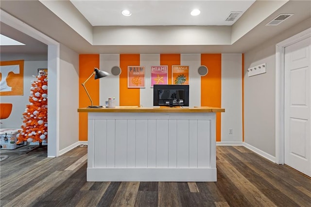 reception with visible vents