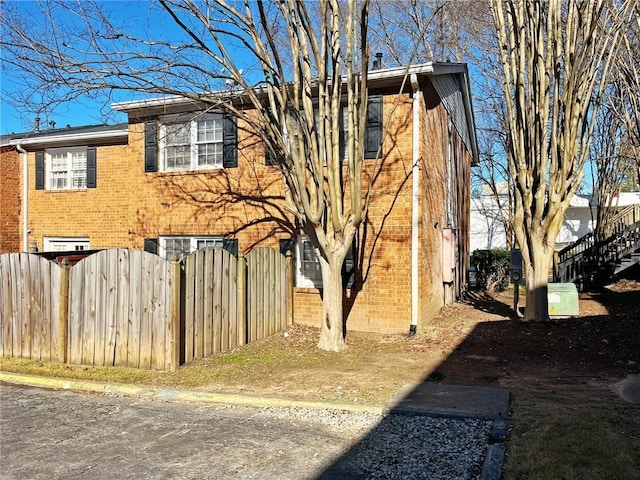 view of side of property