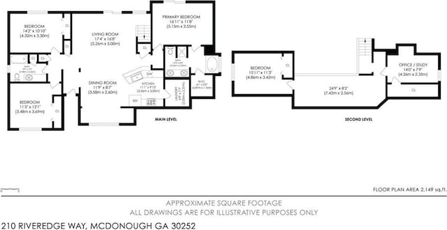 210 Riveredge Way, Mcdonough, GA 30252 - home floor plan