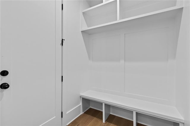 6120 Hutchins Dr, Buford, GA 30518 - mudroom featuring wood finished floors