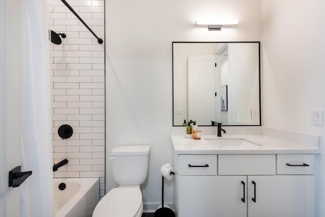 417 E College Ave Unit 102, Decatur, GA 30030 - bathroom with vanity, toilet, and shower / bath combo with shower curtain