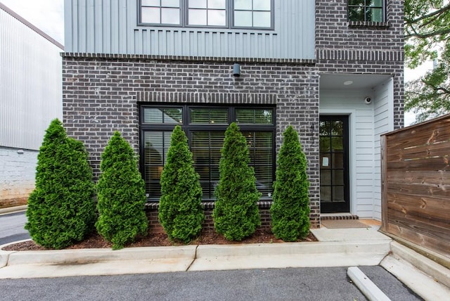 417 E College Ave Unit 102, Decatur, GA 30030 - doorway to property with brick siding