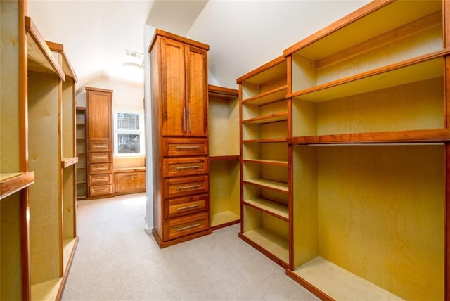 1105 River Laurel Dr, Suwanee, GA 30024 - spacious closet with vaulted ceiling and light carpet
