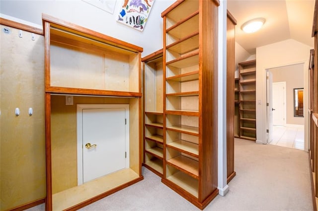 1105 River Laurel Dr, Suwanee, GA 30024 - spacious closet with carpet floors and lofted ceiling