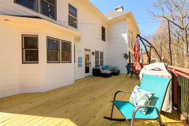 1105 River Laurel Dr, Suwanee, GA 30024 - view of wooden deck