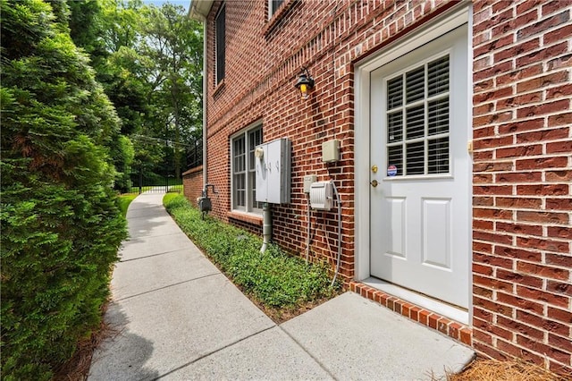 1655 Arrowhead Trl NE, Atlanta, GA 30345 - doorway to property with brick siding