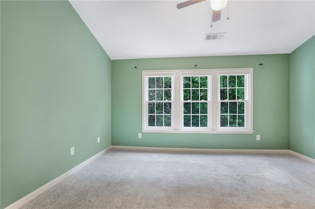 3443 Lathenview Ct, Alpharetta, GA 30004 - carpeted spare room featuring baseboards and a ceiling fan