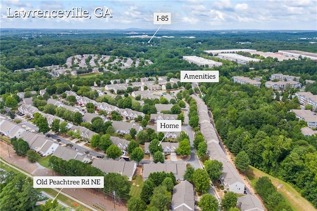 aerial view