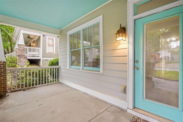 1283 Mercer, East Point, GA 30344 - doorway to property featuring covered porch