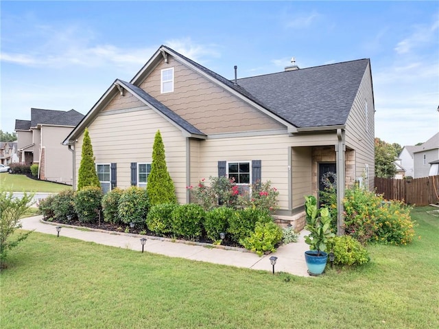 exterior space featuring a lawn