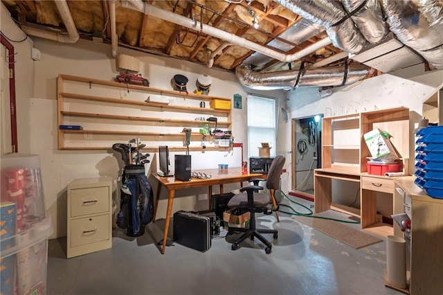 125 Misty Lea Dr, Dallas, GA 30132 - basement with a workshop area