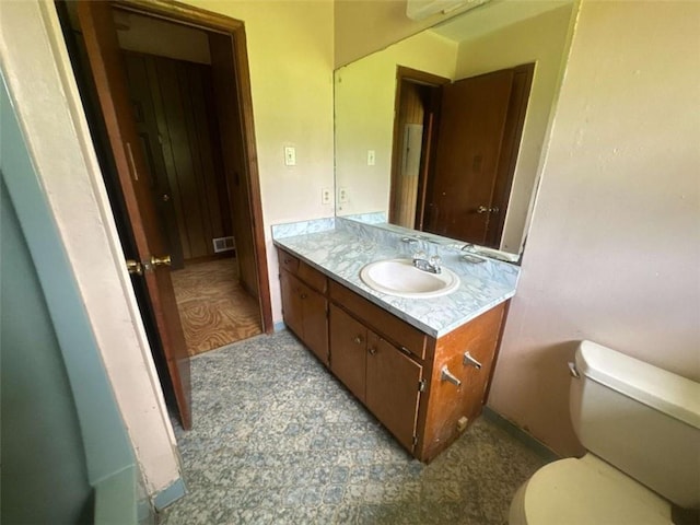 9160 Carr Cir, Covington, GA 30014 - half bathroom with vanity and toilet