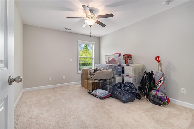4815 Edgemoore Trce, Cumming, GA 30040 - bedroom featuring carpet, baseboards, and a ceiling fan