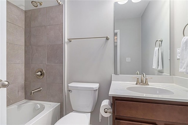 4815 Edgemoore Trce, Cumming, GA 30040 - full bathroom with vanity, toilet, and shower / bath combination