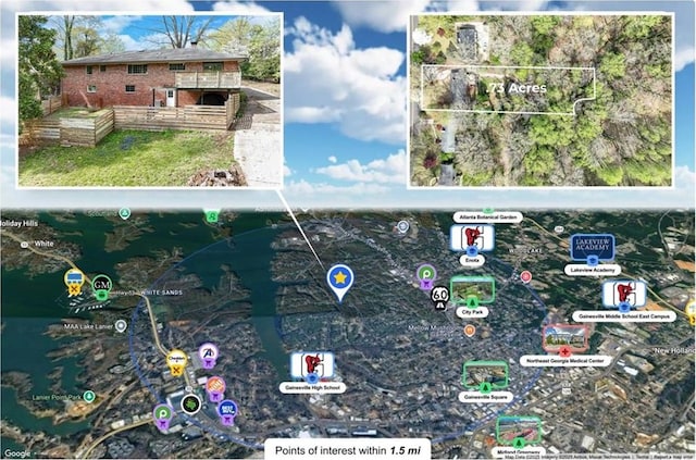 613 Holly Dr, Gainesville, GA 30501 - map