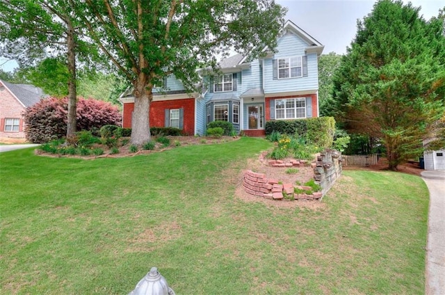 662 Shady Willow Ln, Loganville, GA 30052 - traditional home with brick siding
