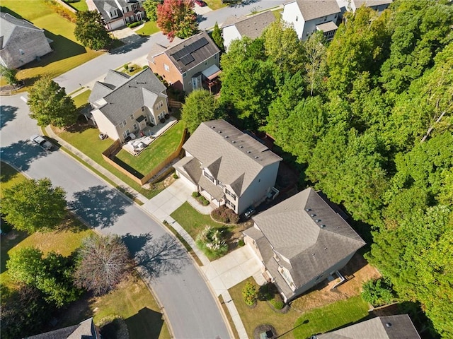 drone / aerial view featuring a residential view