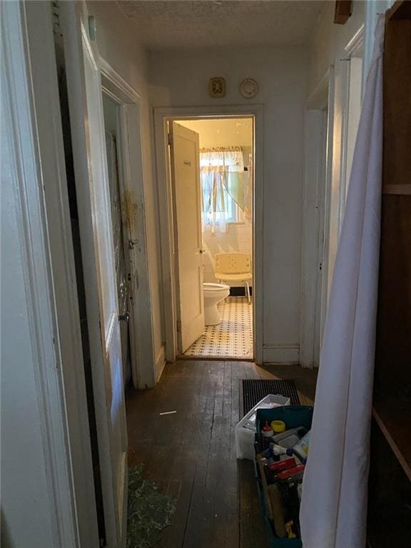 2689 Knox St NE, Atlanta, GA 30317 - hallway featuring hardwood / wood-style floors