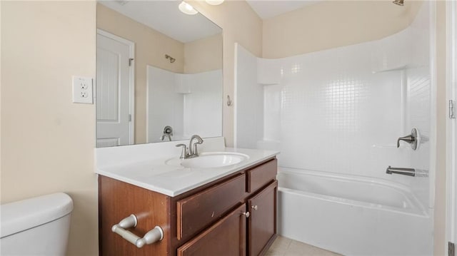 705 Ayala Pl, Alpharetta, GA 30004 - full bathroom with shower / bathtub combination, toilet, and vanity