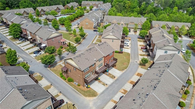 705 Ayala Pl, Alpharetta, GA 30004 - drone / aerial view featuring a residential view