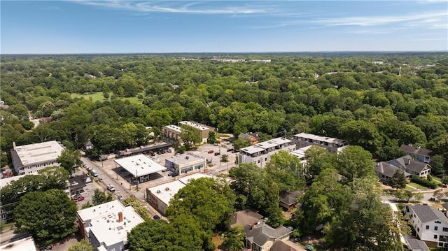 1003 N Ave NE, Atlanta, GA 30306 - aerial view of a heavily wooded area