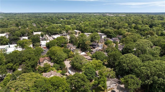 1003 N Ave NE, Atlanta, GA 30306 - aerial perspective of suburban area with a heavily wooded area