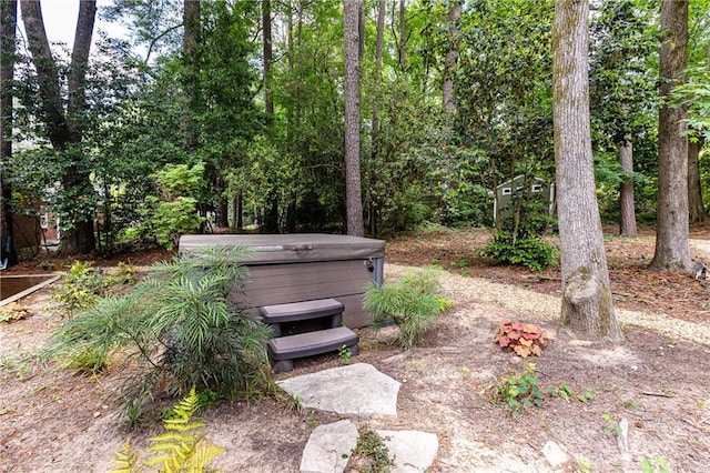 1443 Fama Dr NE, Atlanta, GA 30329 - view of yard featuring a hot tub
