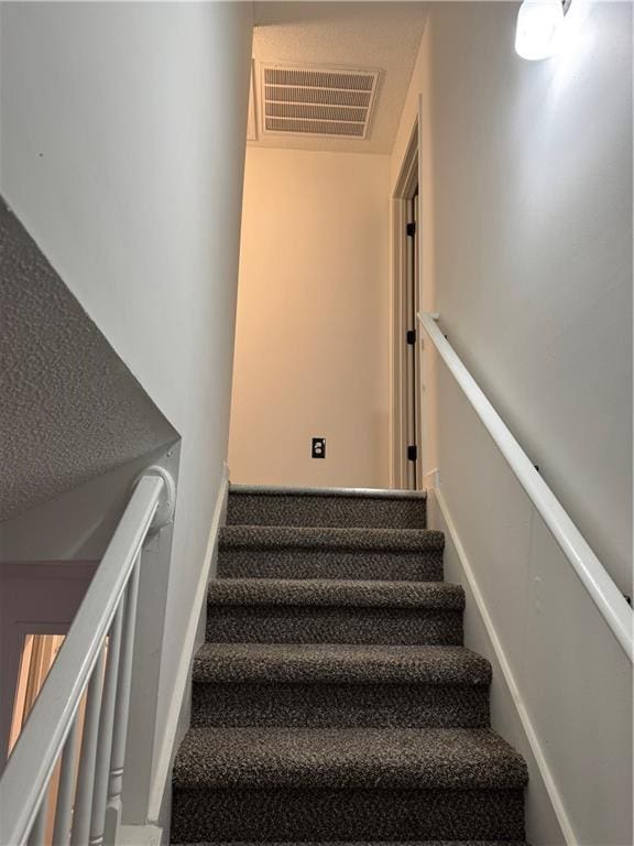 stairway with visible vents