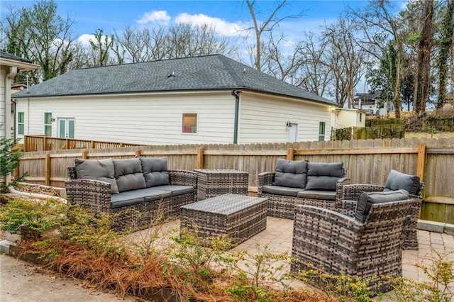 1375 Miller Reed Ave SE, Atlanta, GA 30315 - view of patio / terrace featuring fence and outdoor lounge area