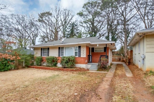 view of front of home