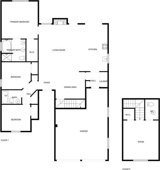 1792 Portwest Way, Hampton, GA 30228 - home floor plan