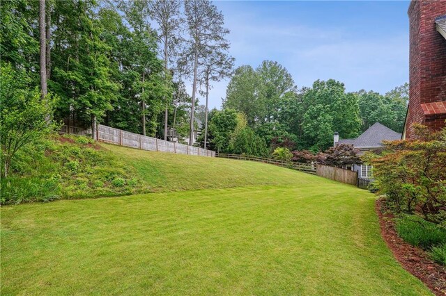 view of yard