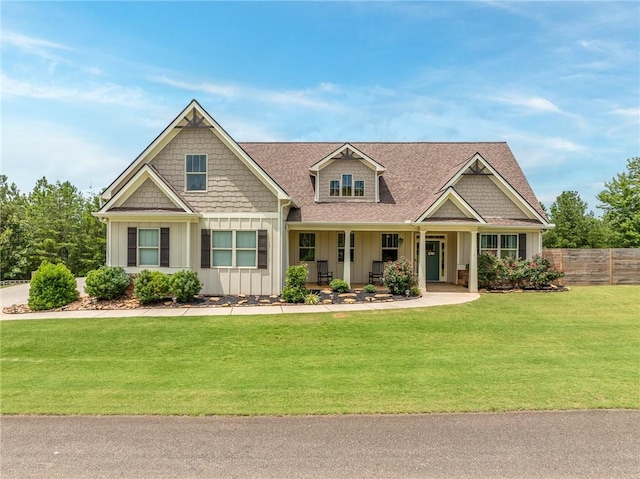 415 Stoneledge Rd, Jasper, GA 30143 - craftsman-style house with board and batten siding, a porch, and a shingled roof