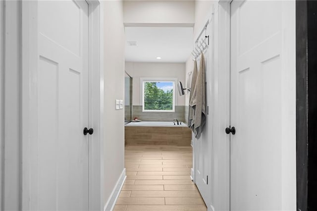 415 Stoneledge Rd, Jasper, GA 30143 - hallway with light wood-type flooring