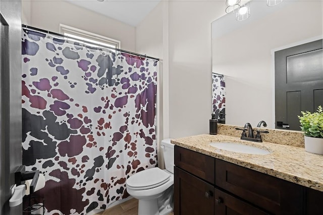 415 Stoneledge Rd, Jasper, GA 30143 - bathroom with vanity, curtained shower, and tile patterned floors