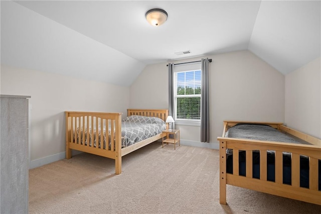 415 Stoneledge Rd, Jasper, GA 30143 - bedroom with vaulted ceiling and carpet