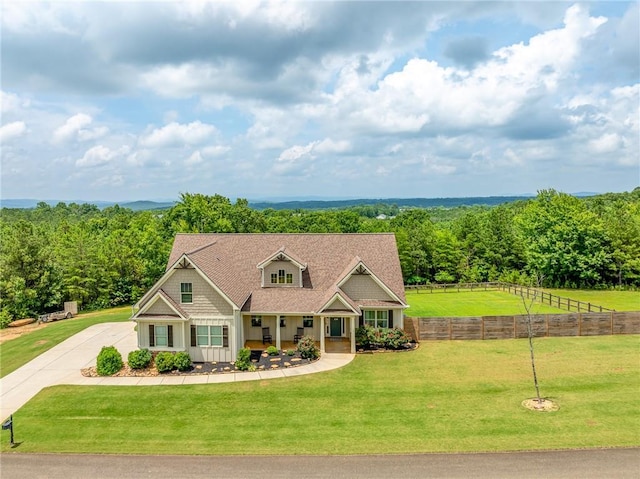 415 Stoneledge Rd, Jasper, GA 30143 - craftsman house featuring board and batten siding, covered porch, and concrete driveway