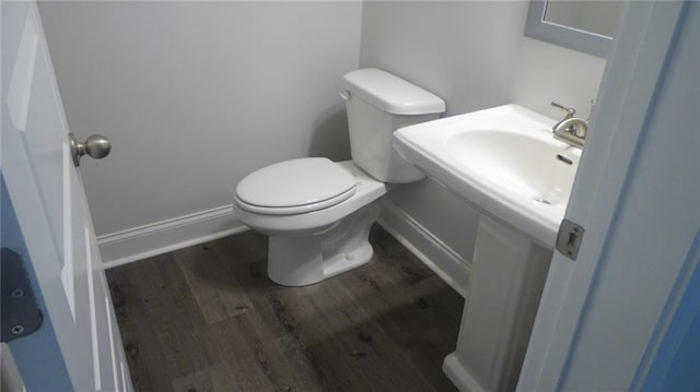 559 Fundao Ln Unit 21, Lawrenceville, GA 30046 - bathroom with hardwood / wood-style flooring and toilet