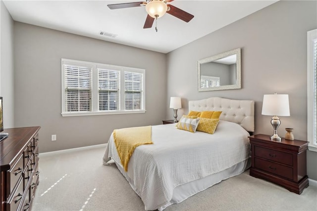 5365 Vendelay Ln, Cumming, GA 30040 - bedroom featuring carpet, baseboards, and a ceiling fan