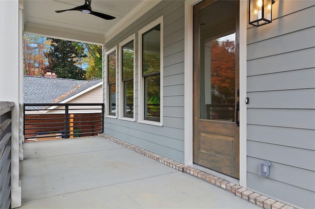 660 Timm Valley Rd NE, Atlanta, GA 30305 - view of patio / terrace featuring a ceiling fan
