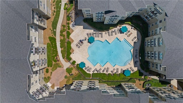 800 Peachtree St NE Unit 1504, Atlanta, GA 30308 - bird's eye view of a pool area