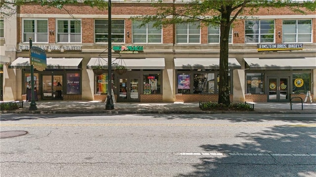 800 Peachtree St NE Unit 1504, Atlanta, GA 30308 - doorway to property featuring french doors and brick siding