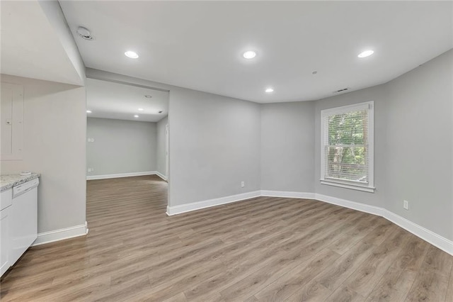 420 Gold Xing, Canton, GA 30114 - spare room featuring light wood finished floors and recessed lighting