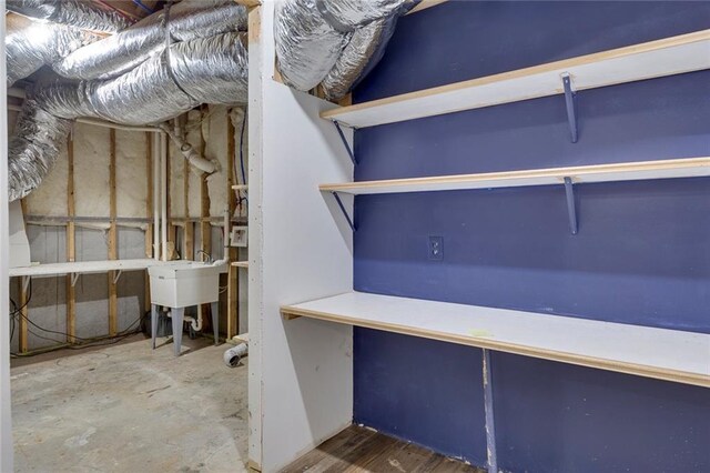 420 Gold Xing, Canton, GA 30114 - unfinished below grade area featuring a sink