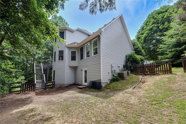 420 Gold Xing, Canton, GA 30114 - rear view of property featuring stairs